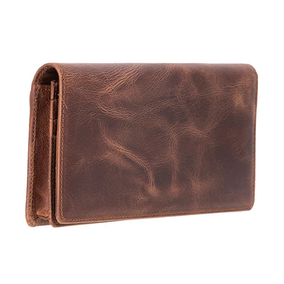 Aura Leather Phone Wallet with Handle
