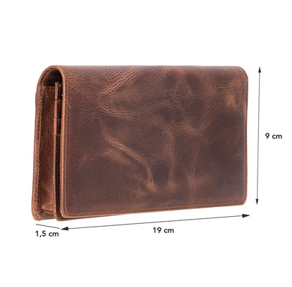 Aura Leather Phone Wallet with Handle