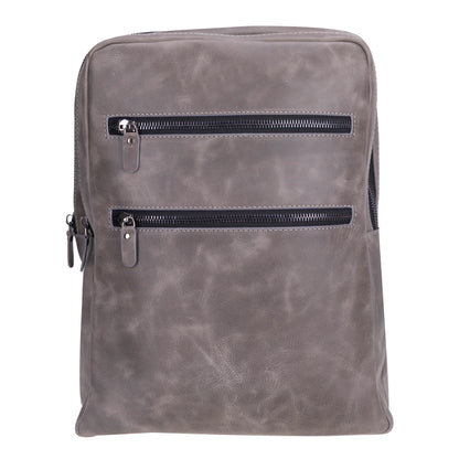 Hidden Castle Leather Laptop Backpack