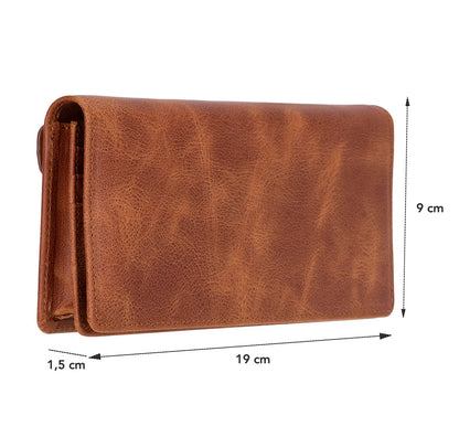 Aura Leather Phone Wallet with Handle