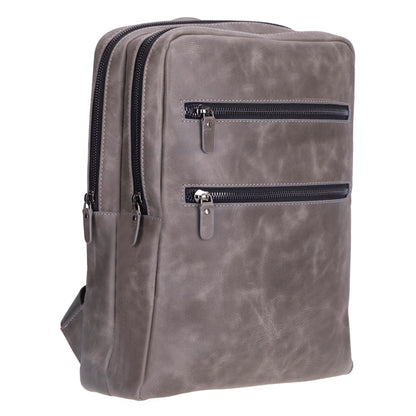 Hidden Castle Leather Laptop Backpack