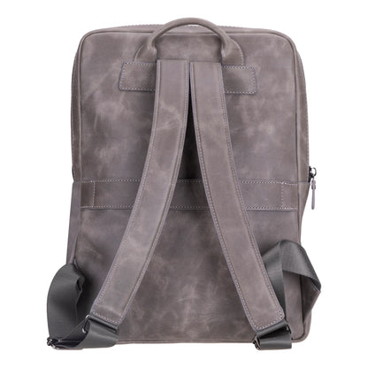 Hidden Castle Leather Laptop Backpack