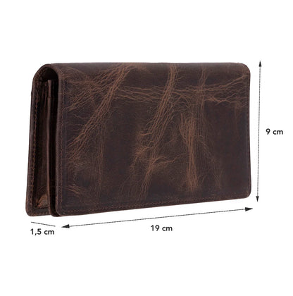 Aura Leather Phone Wallet with Handle