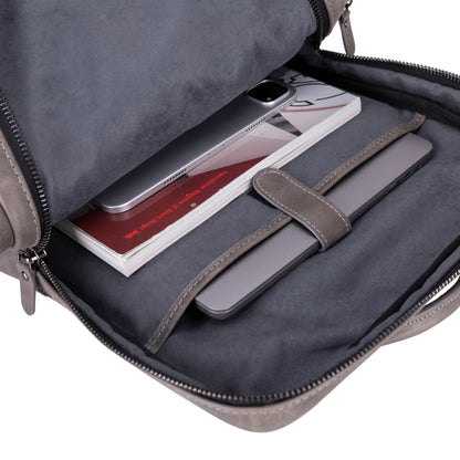 Hidden Castle Leather Laptop Backpack