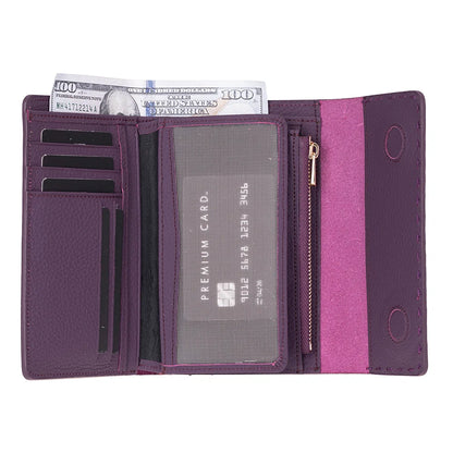 Linea Leather Wallet with 12 Card Slots