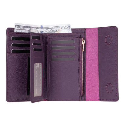 Linea Leather Wallet with 12 Card Slots