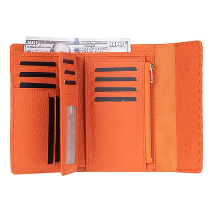 Linea Leather Wallet with 12 Card Slots