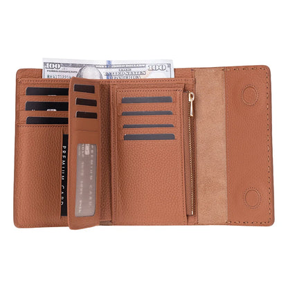 Linea Leather Wallet with 12 Card Slots