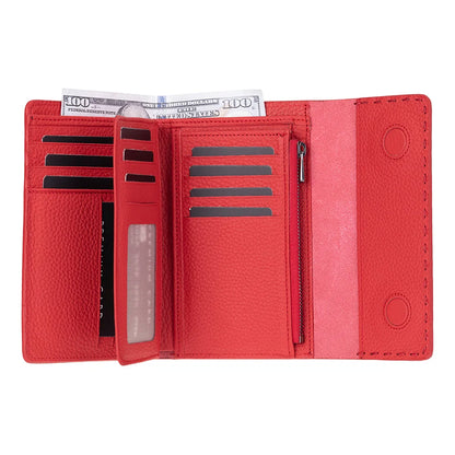 Linea Leather Wallet with 12 Card Slots