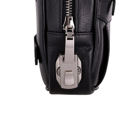 Forge Leather Locking Wristlet Clutch