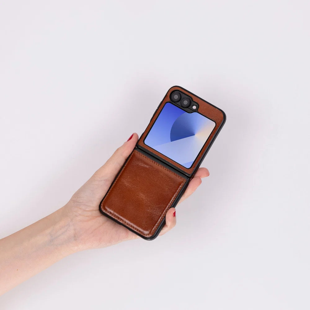 Flex Cover Samsung Z Flip 6 Leather Case
