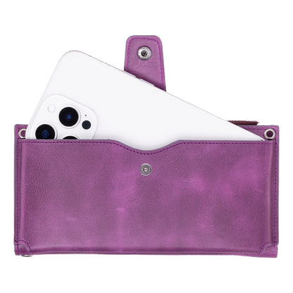 Lozan Leather Phone Crossbody Wallet