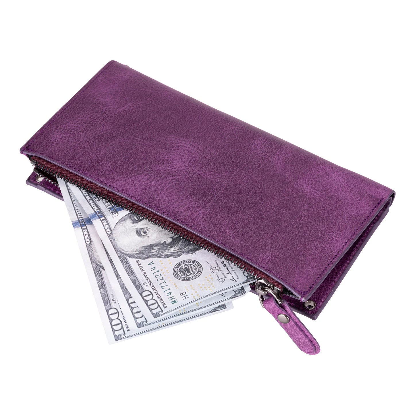 Lozan Strap Leather Crossbody Wallet