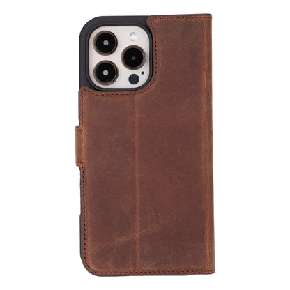 Magic iPhone 16 Pro Detachable Leather Wallet Case – Core Palette