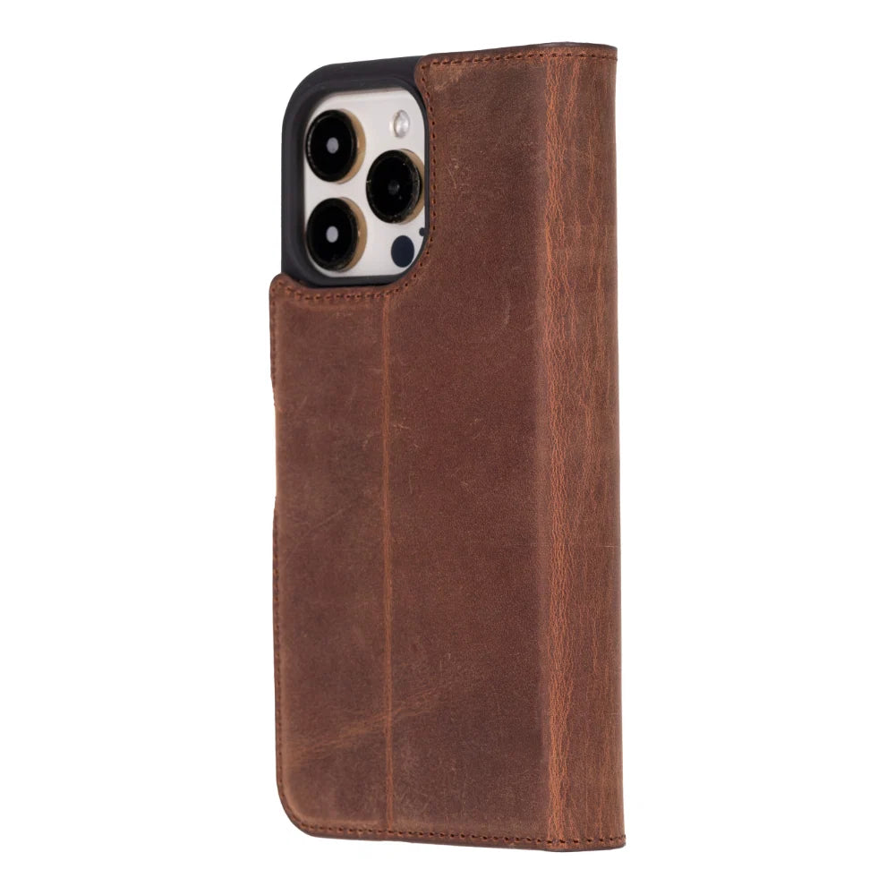 Magic iPhone 16 Pro Leather Detachable Wallet Case