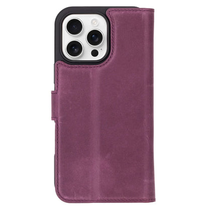 Magic iPhone 16 Pro Detachable Leather Wallet Case – Core Palette
