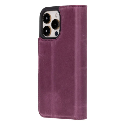 Magic iPhone 16 Pro Detachable Leather Wallet Case – Core Palette