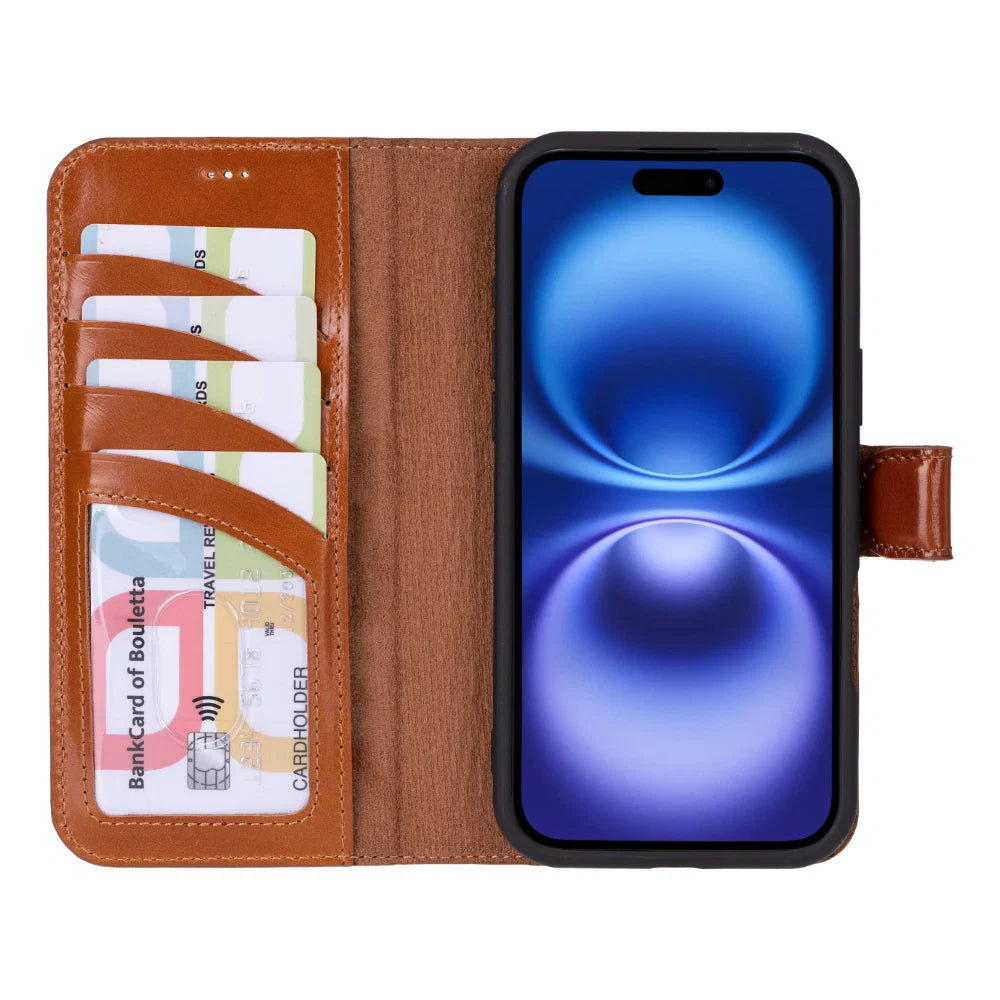 Magic iPhone 16 Leather Detachable Wallet Case