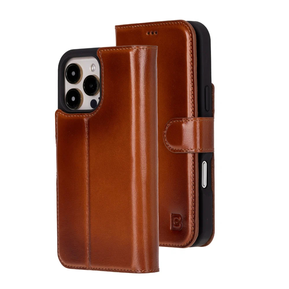 Magic iPhone 16 Pro Leather Detachable Wallet Case
