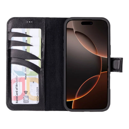Magic iPhone 16 Pro Max Detachable Leather Wallet Case – Core Palette