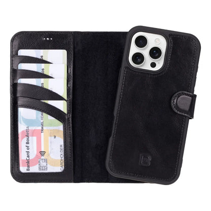 Magic iPhone 16 Pro Max Detachable Leather Wallet Case – Core Palette