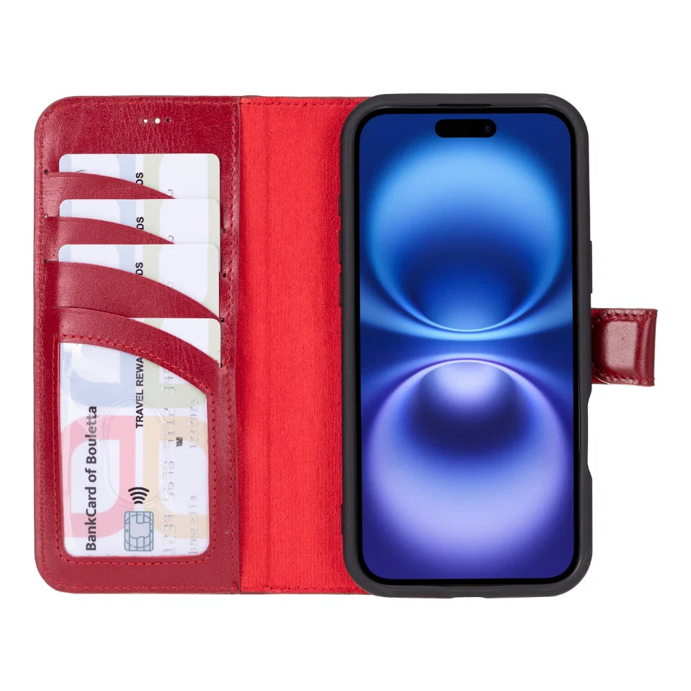 Magic iPhone 16 Leather Detachable Wallet Case