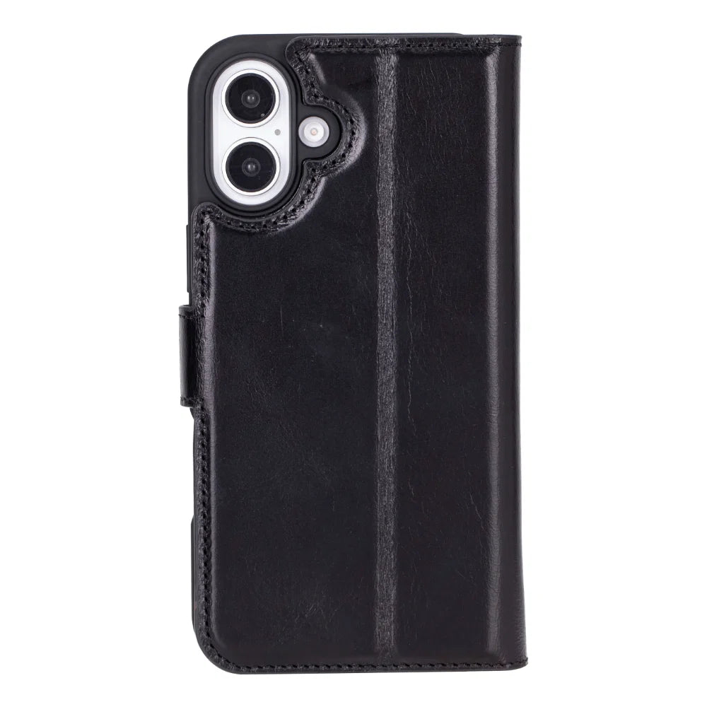 Magic iPhone 16 Leather Detachable Wallet Case