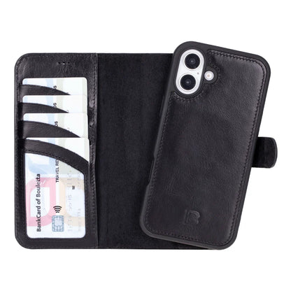 Magic iPhone 16 Detachable Leather Wallet Case – Core Palette