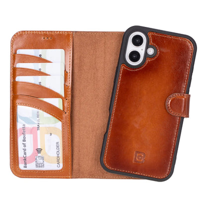 Magic iPhone 16 Detachable Leather Wallet Case – Core Palette