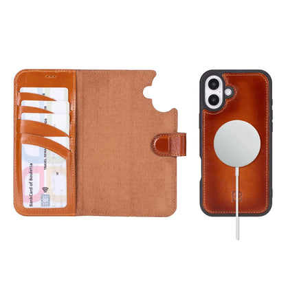 Magic iPhone 16 Detachable Leather Wallet Case – Core Palette