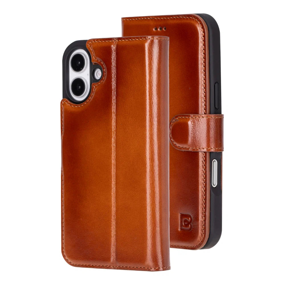 Magic iPhone 16 Leather Detachable Wallet Case