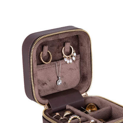 Amanda Medium Leather Jewelry Box