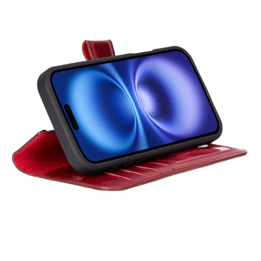 Magic iPhone 16 Leather Detachable Wallet Case