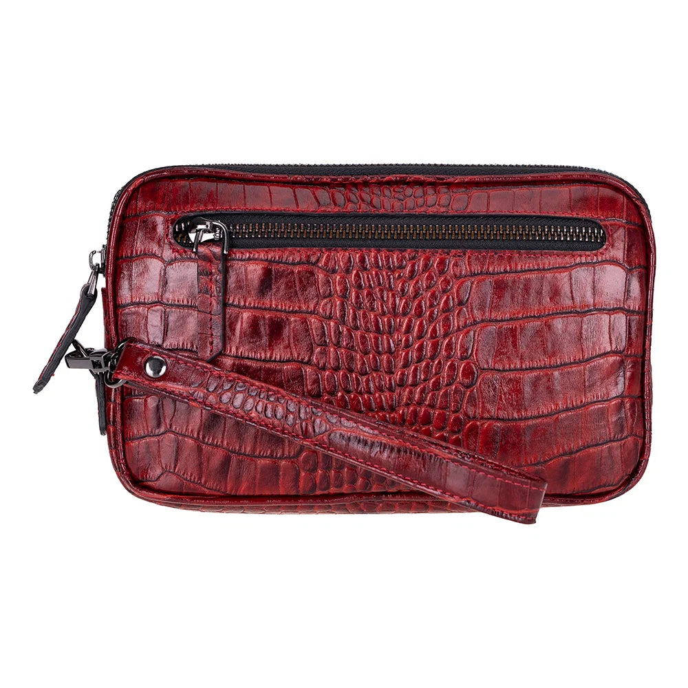 Noma Leather Clutch Bag