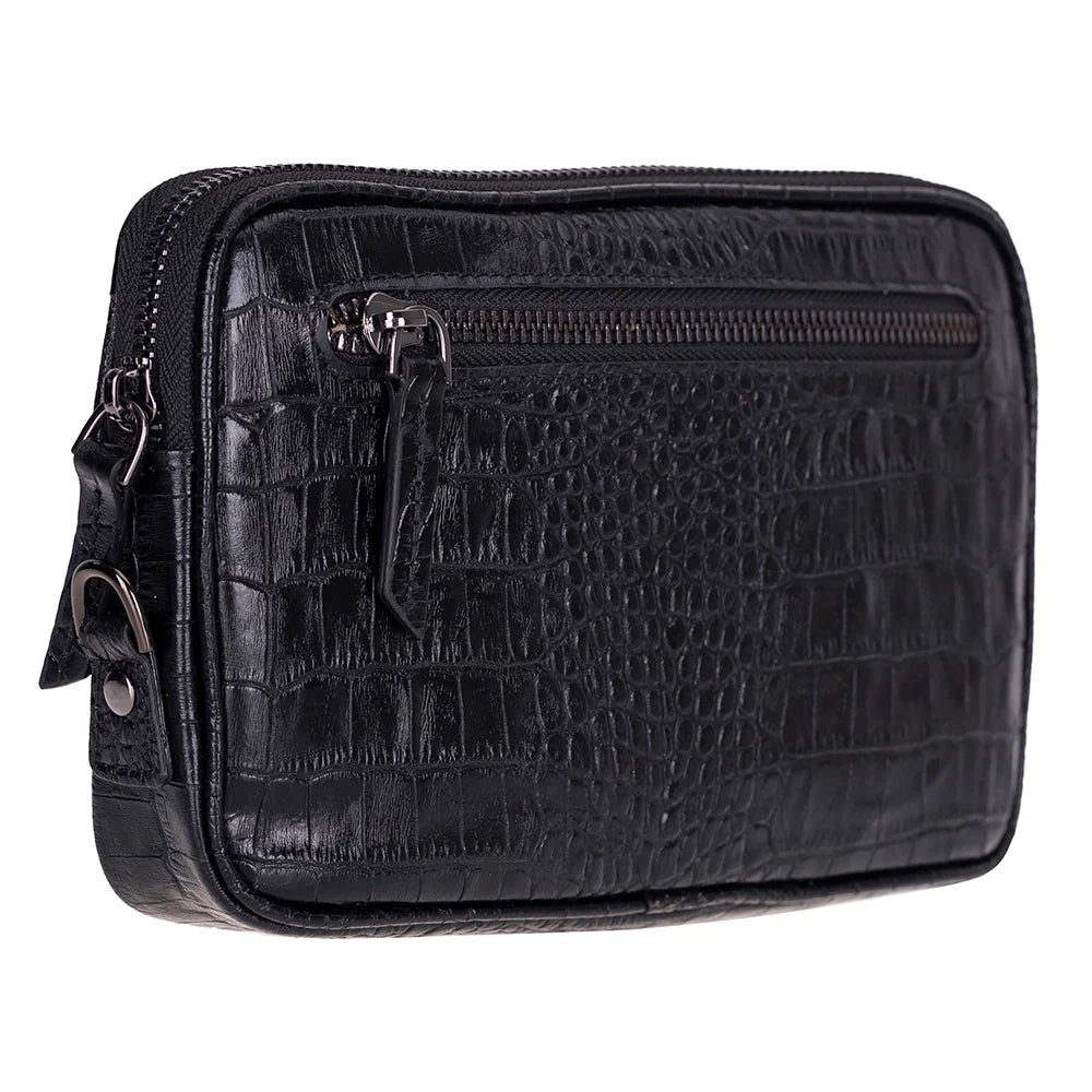 Noma Leather Clutch Bag