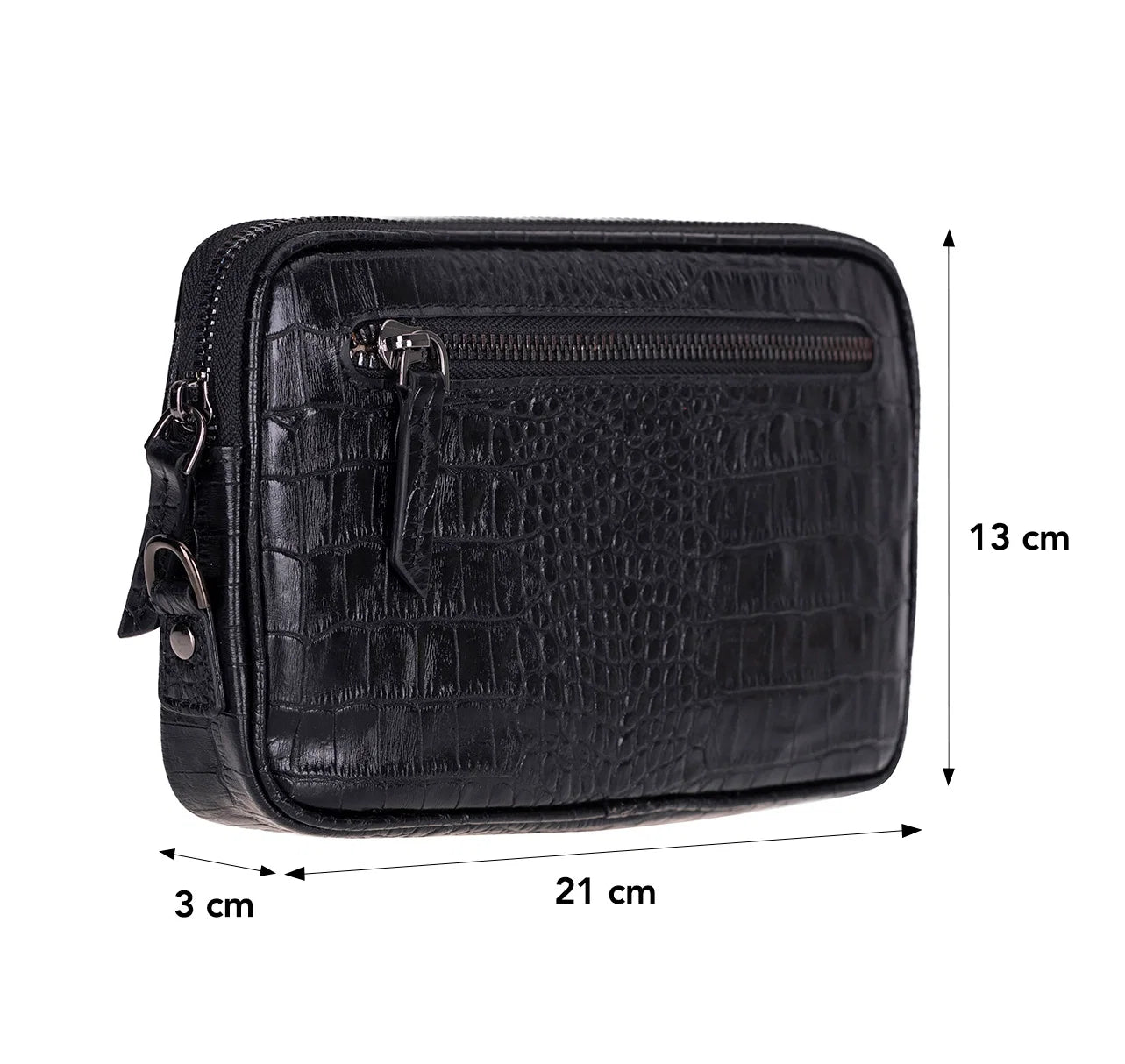Noma Leather Clutch Bag