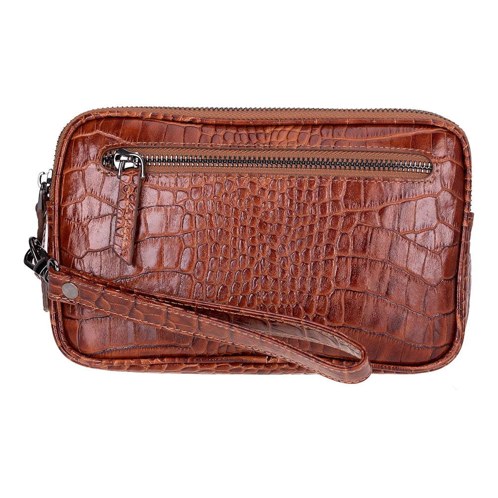 Noma Leather Clutch Bag