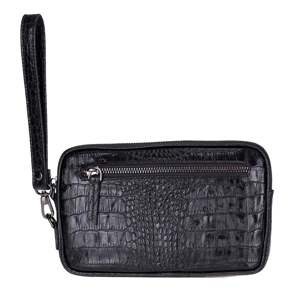 Noma Leather Clutch Bag