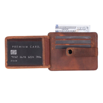BLWL20 Snap Leather Card Holder