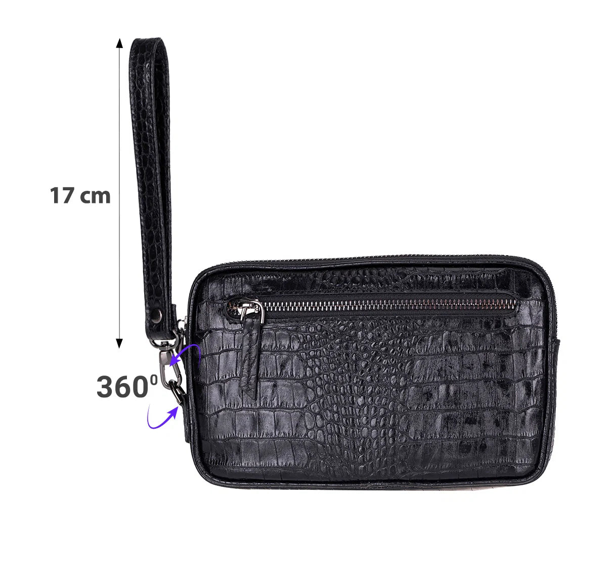 Noma Leather Clutch Bag