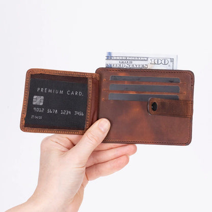 BLWL20 Snap Leather Card Holder