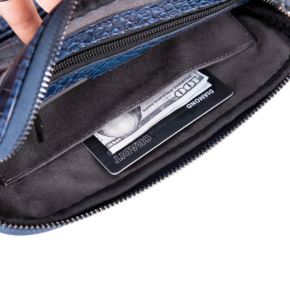 Noma Leather Clutch Bag