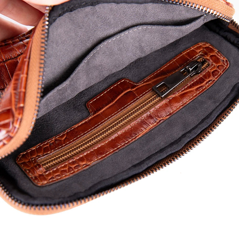 Noma Leather Clutch Bag