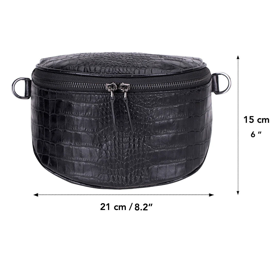 Alora Leather Crossbody Bag