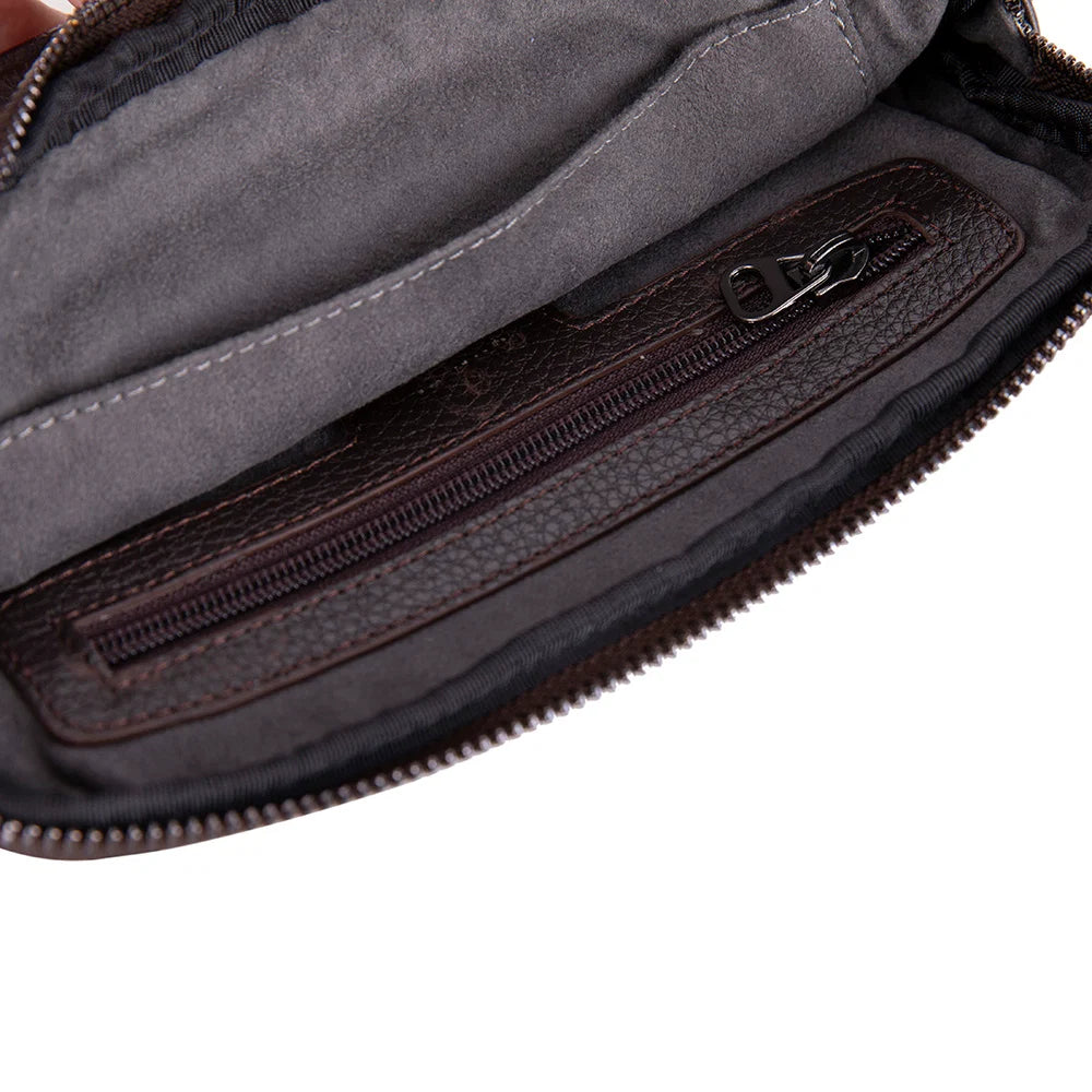 Noma Leather Clutch Bag