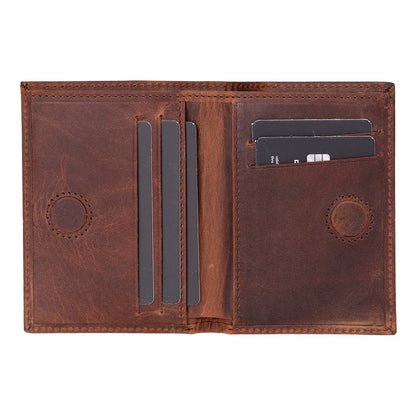 Nigra Leather Wallet with Magnetic Closure