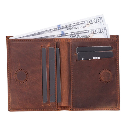 Nigra Leather Wallet with Magnetic Closure