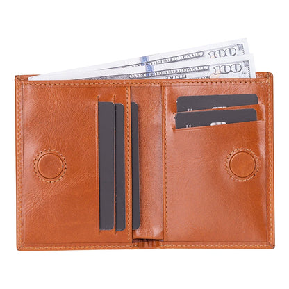 Nigra Leather Wallet with Magnetic Closure