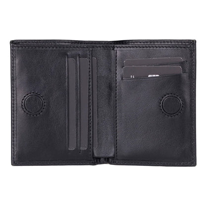 Nigra Leather Wallet with Magnetic Closure