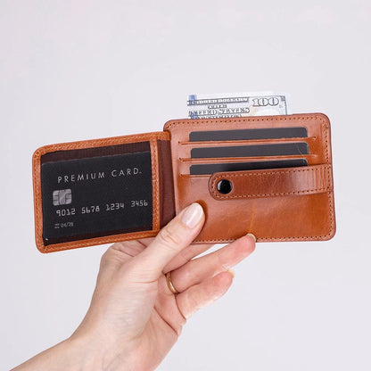 BLWL20 Snap Leather Card Holder